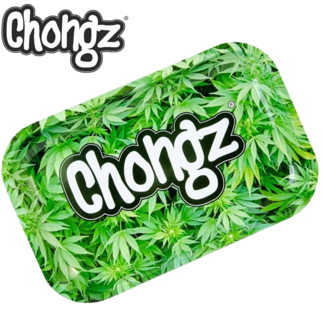Rolling Tray, Chongz®, Green Leaf